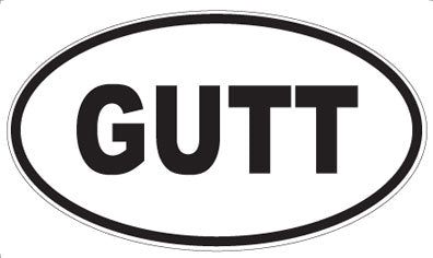 GUTT - Oval Magnet