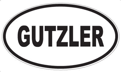 GUTZLER - Oval Sticker
