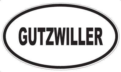 GUTZWILLER - Oval Magnet
