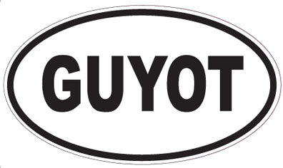 GUYOT - Oval Sticker