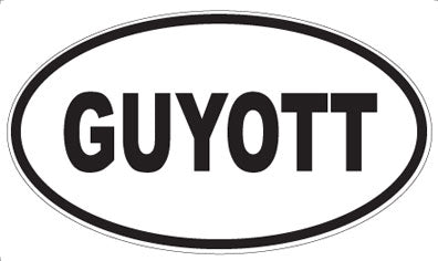 GUYOTT - Oval Magnet