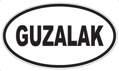 GUZALAK - Oval Sticker
