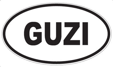 GUZI - Oval Sticker