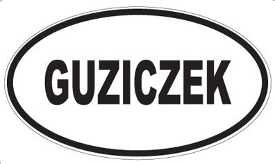 GUZICZEK - Oval Magnet