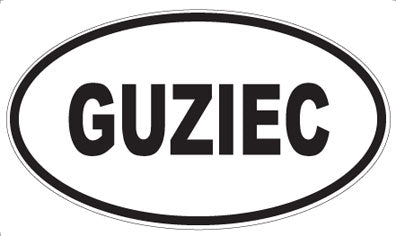 GUZIEC - Oval Magnet