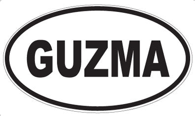 GUZMA - Oval Magnet