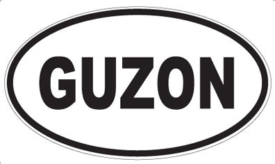 GUZON - Oval Magnet