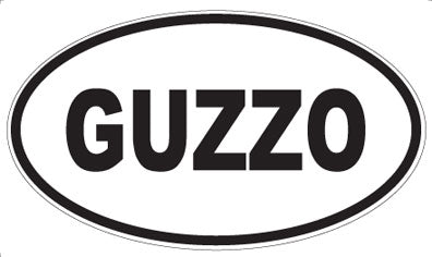 GUZZO - Oval Sticker