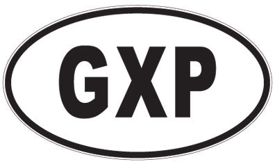 GXP - 3 Letter Initials Oval Magnet