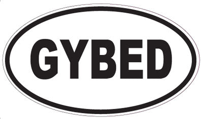 GYBED - Oval Sticker
