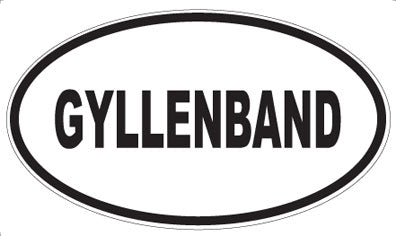 GYLLENBAND - Oval Magnet