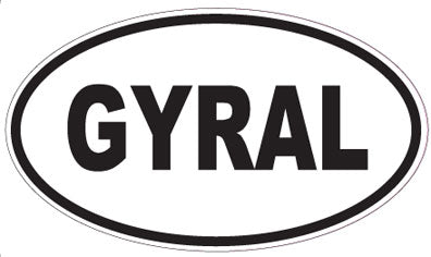 GYRAL - Oval Magnet