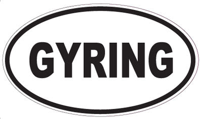 GYRING - Oval Sticker
