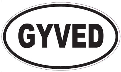 GYVED - Oval Sticker