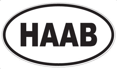 HAAB - Oval Magnet