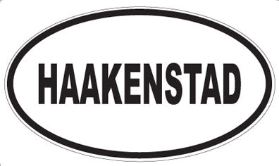 HAAKENSTAD - Oval Magnet
