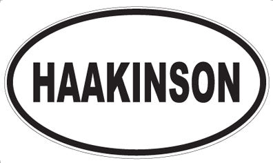 HAAKINSON - Oval Magnet