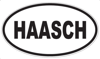 HAASCH - Oval Magnet