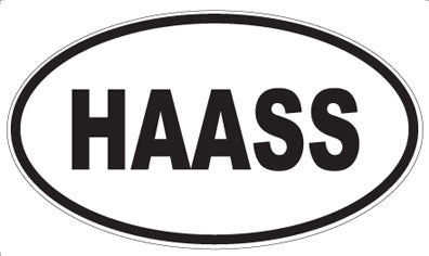 HAASS - Oval Magnet