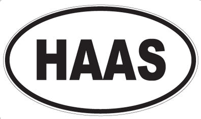 HAAS - Oval Magnet