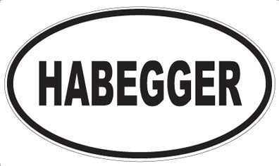 HABEGGER - Oval Magnet