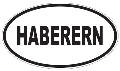 HABERERN - Oval Magnet
