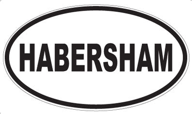 HABERSHAM - Oval Sticker
