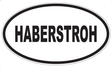 HABERSTROH - Oval Magnet