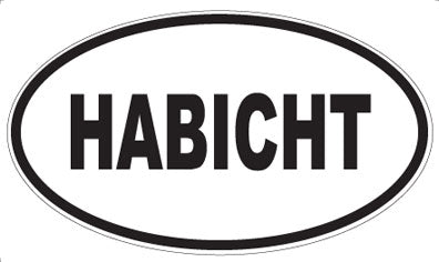 HABICHT - Oval Magnet