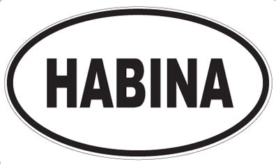 HABINA - Oval Magnet