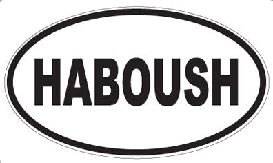 HABOUSH - Oval Magnet