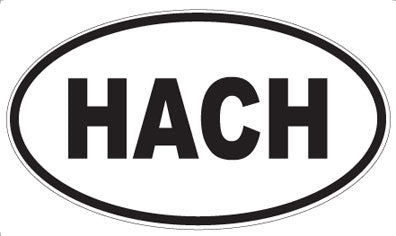 HACH - Oval Magnet