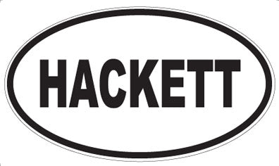 HACKETT - Oval Magnet