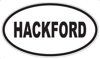 HACKFORD - Oval Sticker
