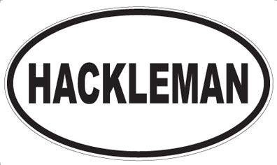 HACKLEMAN - Oval Magnet