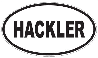 HACKLER - Oval Magnet