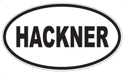 HACKNER - Oval Magnet