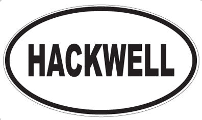 HACKWELL - Oval Magnet