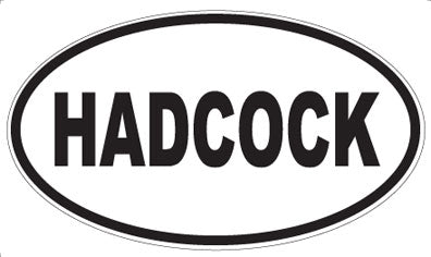 HADCOCK - Oval Magnet