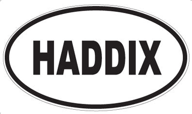 HADDIX - Oval Magnet
