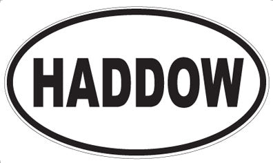 HADDOW - Oval Magnet