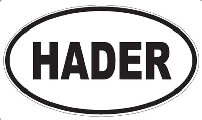 HADER - Oval Magnet