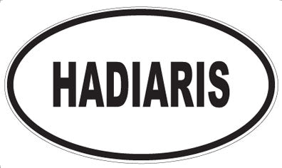 HADIARIS - Oval Magnet