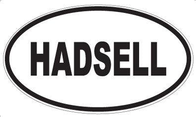 HADSELL - Oval Magnet