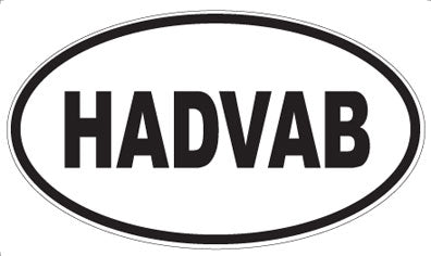 HADVAB - Oval Sticker