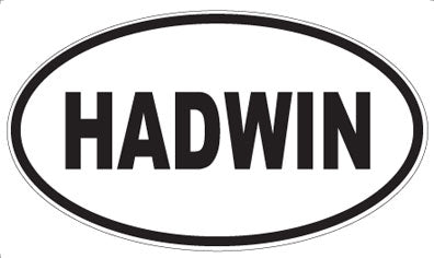 HADWIN - Oval Magnet