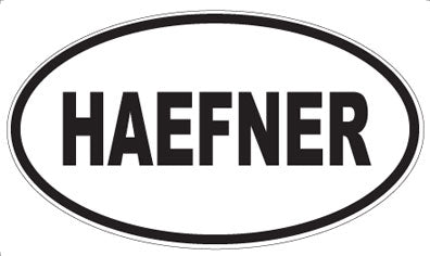 HAEFNER - Oval Magnet