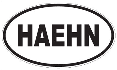 HAEHN - Oval Magnet