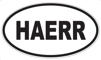 HAERR - Oval Magnet