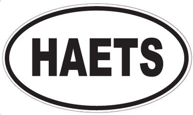 HAETS - Oval Magnet